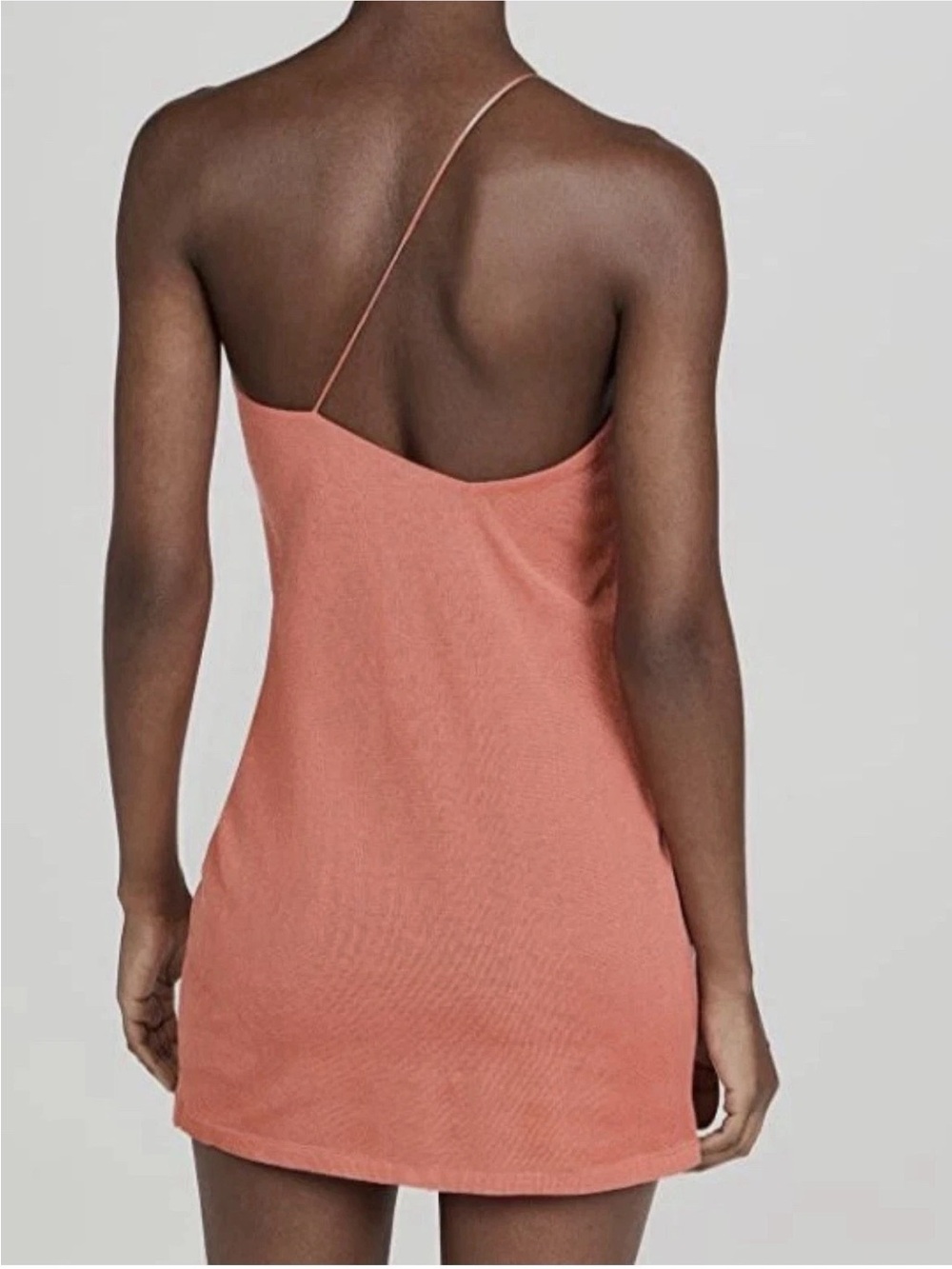 $351 Gauge81 Women's Orange Beja One Shoulder Short Mini Dress Size XS